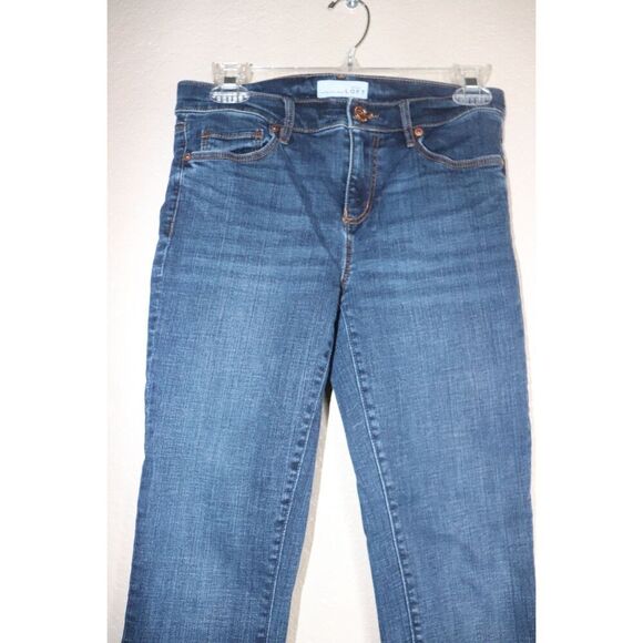 Loft modern skinny ankle jeans medium size ash - size 26in - Picture 2 of 9